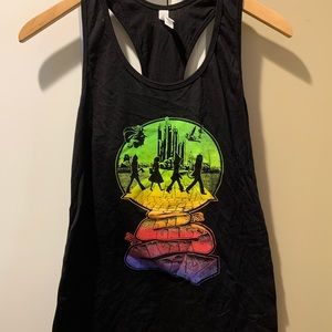 The Long and Winding Road Oz Mashup Tank Top NWOT
